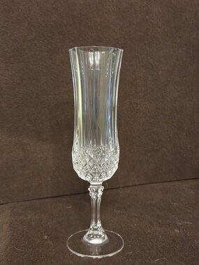 Vintage Lead Crystal Champagne Flute Longchamp Pattern Replacement